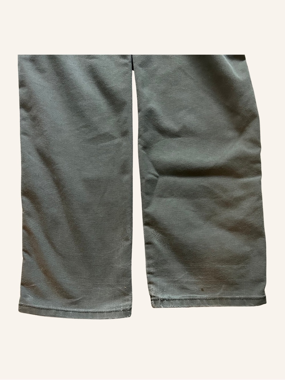 Dickies Flex Olive Green Cargo Pants Size 32 x 32 Regular Cotton 303 (Denver) - Picture 6 of 15